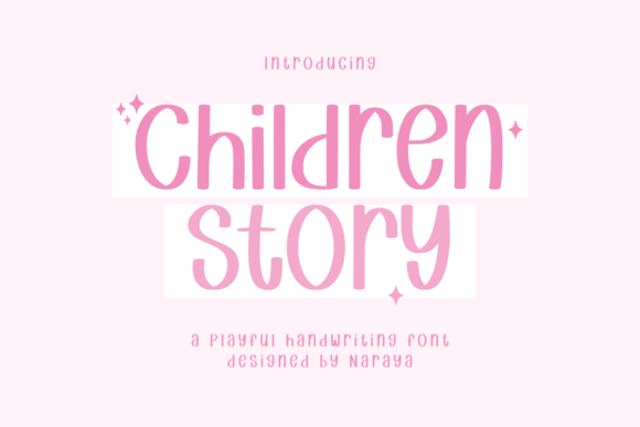 Children Story: A Joyful Handwriting Font for Creative Projects