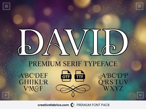 David: A Stunning Decorative Display Typeface