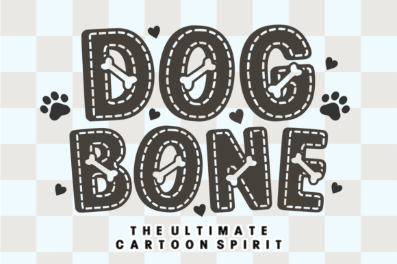 Dog Bone Font: A Playful Typeface for Fun Designs