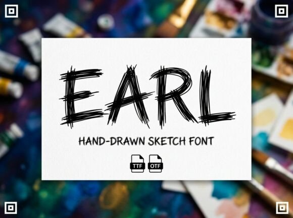 Earl: A Decorative Display Font for Bold Creators