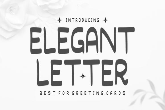 Elegant Letter: A Magical Blend of Class and Playfulness