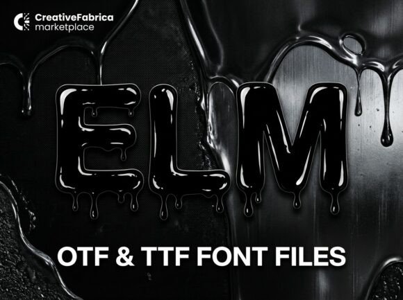 Elm: A Visceral Display Font for Dark, Bold Designs