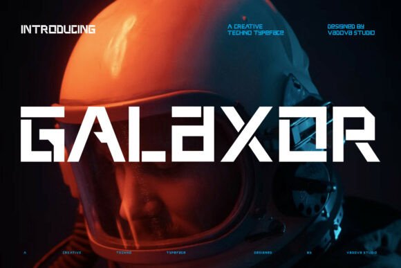 Galaxor: A Modern Typeface for the Future