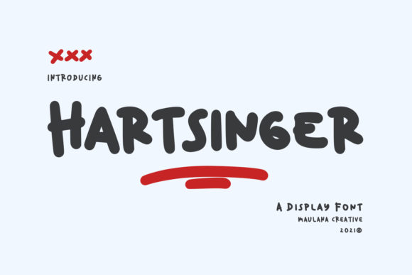 Hartsinger: A Friendly Display Font for Creative Projects