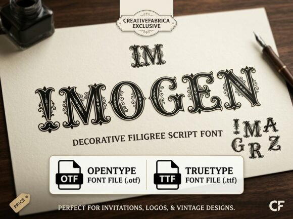 Imogen: A Font That Commands Attention in Your Designs