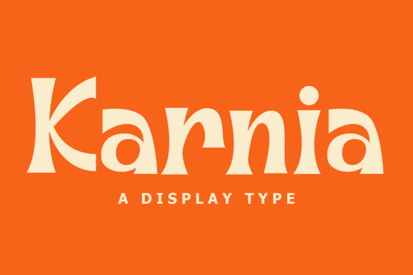 Karnia: Bold Display Font for Modern Design