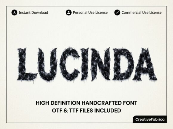 Lucinda: A Decorative Display Typeface for Bold Design