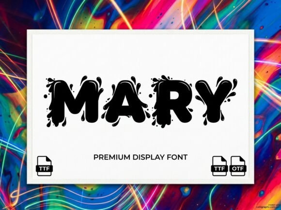 Mary: A Dynamic Display Font for Modern Designs