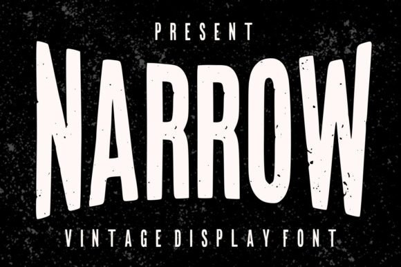 Narrow: A Bold Vintage Typeface for Impactful Designs