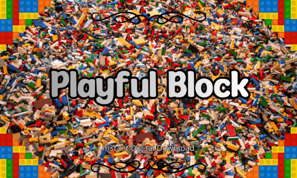Playful Block: A Fun, Chunky Display Typeface for Creative Projects
