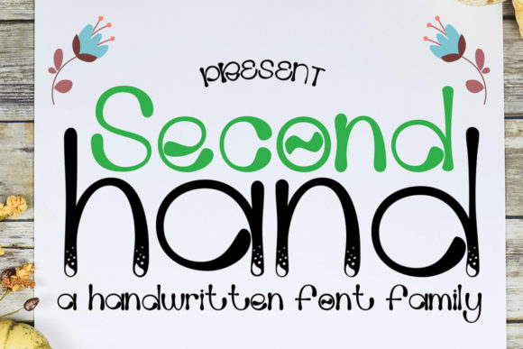 Second Hand: A Versatile Font for Every Creative Project
